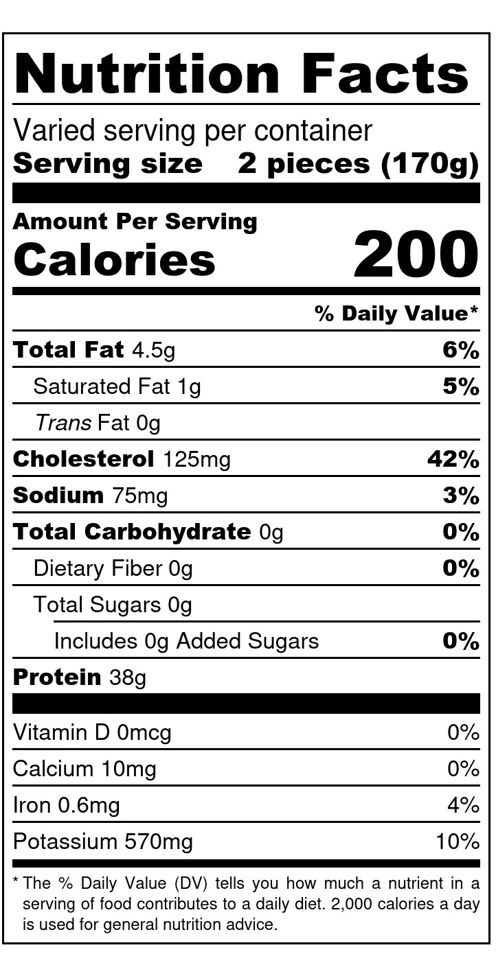 Chicken Breast Tender Goffle Road Poultry Farm