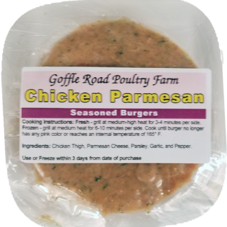 Chicken Burger Parmesan Seasoned [FROZEN]