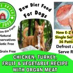 Chicken, Turkey, Fruit and Vegetable Recipe with Organ Meat - Dog Food