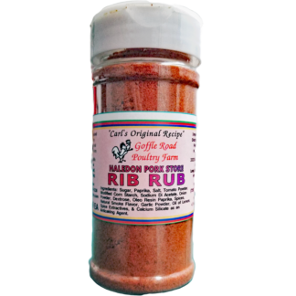 Haledon Pork Store Rib Rub (Carl's Original Recipe)